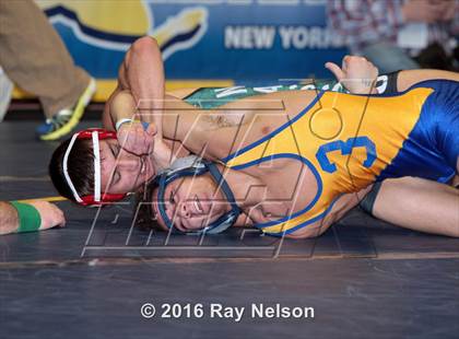 Thumbnail 3 in NYSPHSAA Championships (Division I Semifinals, 132-285 Lbs.) photogallery.