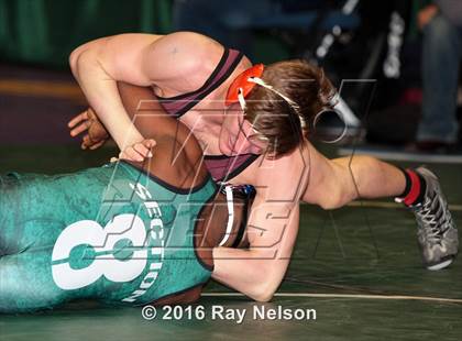 Thumbnail 1 in NYSPHSAA Championships (Division I Semifinals, 132-285 Lbs.) photogallery.