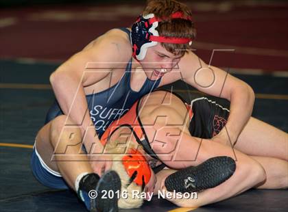 Thumbnail 1 in NYSPHSAA Championships (Division I Semifinals, 132-285 Lbs.) photogallery.