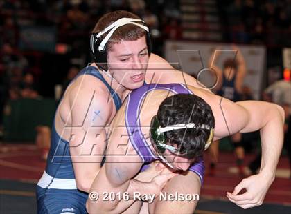 Thumbnail 2 in NYSPHSAA Championships (Division I Semifinals, 132-285 Lbs.) photogallery.