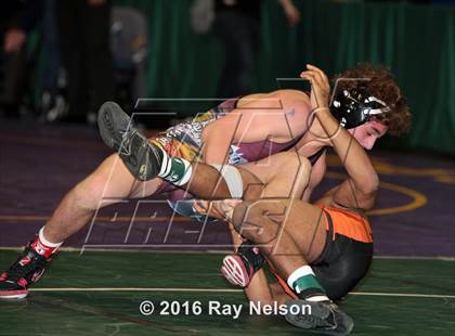 Thumbnail 3 in NYSPHSAA Championships (Division I Semifinals, 132-285 Lbs.) photogallery.