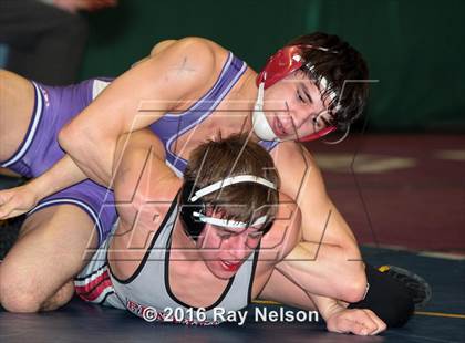 Thumbnail 3 in NYSPHSAA Championships (Division I Semifinals, 132-285 Lbs.) photogallery.