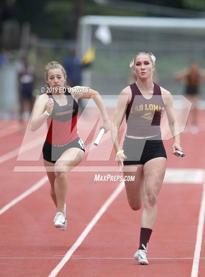 Thumbnail 3 in CIF NCS Meet of Champions (Girls 4x100 Meter Relay) photogallery.