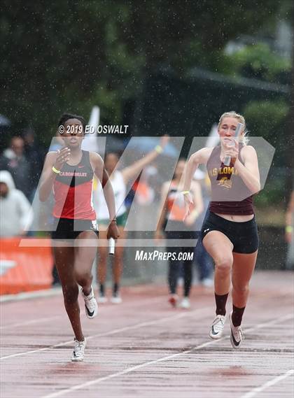 Thumbnail 1 in CIF NCS Meet of Champions (Girls 4x100 Meter Relay) photogallery.
