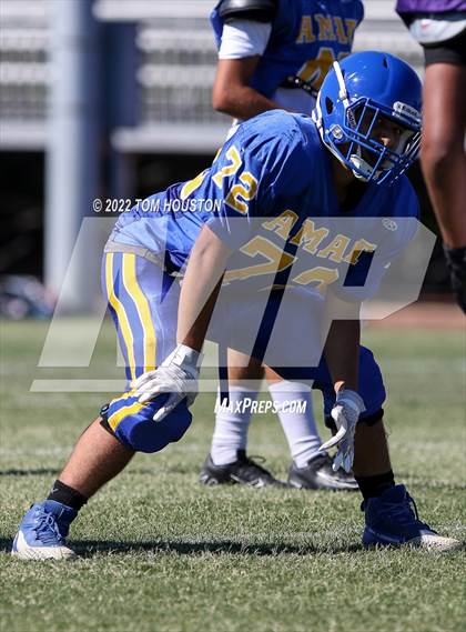 Thumbnail 3 in Bishop Amat vs Rancho Cucamonga (Scrimmage) photogallery.
