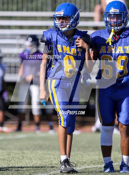 Thumbnail 1 in Bishop Amat vs Rancho Cucamonga (Scrimmage) photogallery.