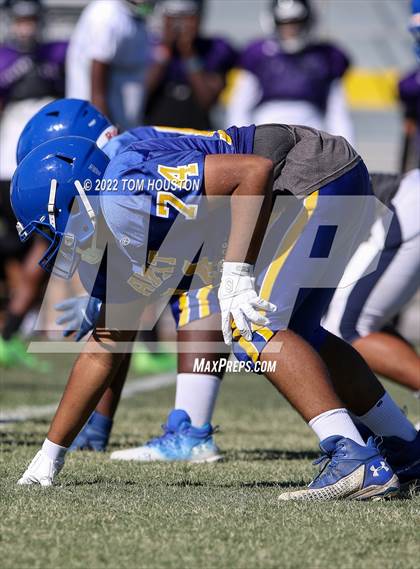 Thumbnail 2 in Bishop Amat vs Rancho Cucamonga (Scrimmage) photogallery.