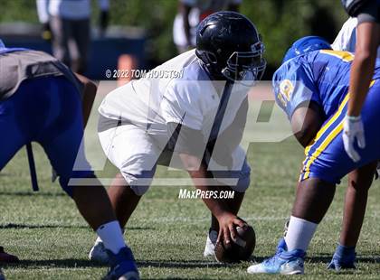 Thumbnail 3 in Bishop Amat vs Rancho Cucamonga (Scrimmage) photogallery.
