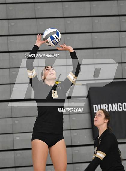 Thumbnail 3 in Mater Dei vs. Lone Peak (Durango Fall Classic) photogallery.