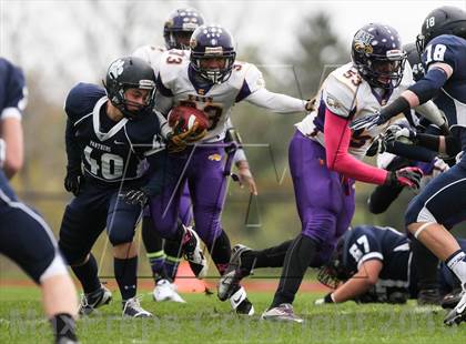 Thumbnail 2 in East/School of the Arts/Dr. Thomas vs. Mendon/Sutherland (Section 5 Class AA Quarterfinals) photogallery.