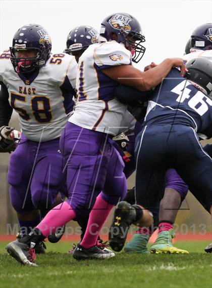Thumbnail 2 in East/School of the Arts/Dr. Thomas vs. Mendon/Sutherland (Section 5 Class AA Quarterfinals) photogallery.