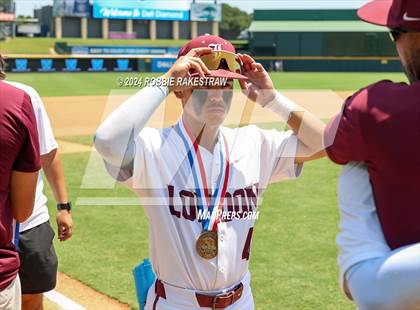 Thumbnail 2 in London vs. Brock (UIL 3A Baseball Semifinal Medal Ceremony) photogallery.
