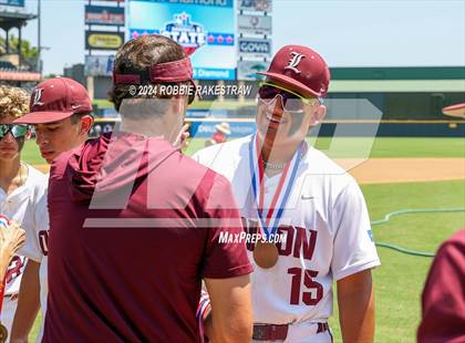 Thumbnail 1 in London vs. Brock (UIL 3A Baseball Semifinal Medal Ceremony) photogallery.