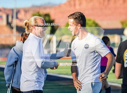 Thumbnail 1 in Snow Canyon vs. Crimson Cliffs (UHSAA 4A Second Round) photogallery.