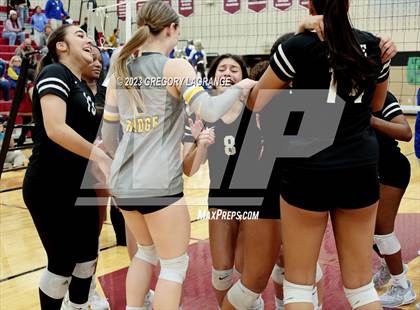 Thumbnail 3 in Boswell vs Fossil Ridge (UIL 6A Volleyball Bi-District) photogallery.