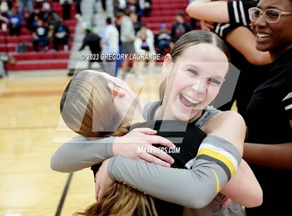 Thumbnail 1 in Boswell vs Fossil Ridge (UIL 6A Volleyball Bi-District) photogallery.