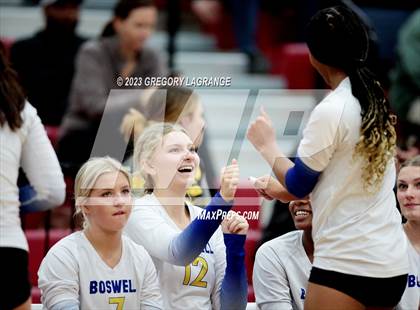 Thumbnail 2 in Boswell vs Fossil Ridge (UIL 6A Volleyball Bi-District) photogallery.