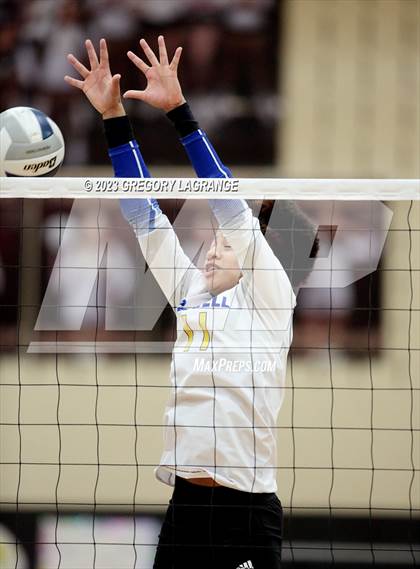 Thumbnail 1 in Boswell vs Fossil Ridge (UIL 6A Volleyball Bi-District) photogallery.