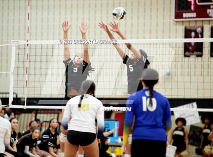 Thumbnail 2 in Boswell vs Fossil Ridge (UIL 6A Volleyball Bi-District) photogallery.