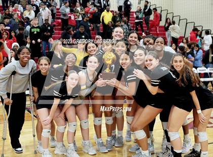 Thumbnail 2 in Boswell vs Fossil Ridge (UIL 6A Volleyball Bi-District) photogallery.