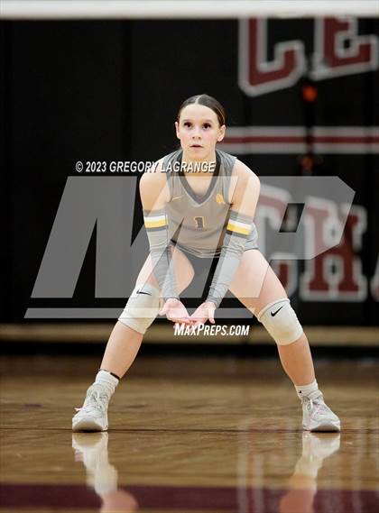 Thumbnail 1 in Boswell vs Fossil Ridge (UIL 6A Volleyball Bi-District) photogallery.