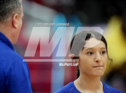 Thumbnail 3 in Boswell vs Fossil Ridge (UIL 6A Volleyball Bi-District) photogallery.