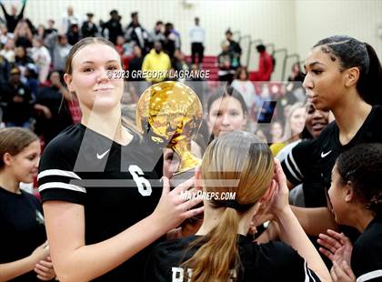 Thumbnail 1 in Boswell vs Fossil Ridge (UIL 6A Volleyball Bi-District) photogallery.