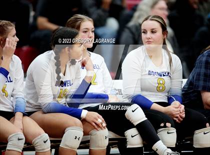 Thumbnail 1 in Boswell vs Fossil Ridge (UIL 6A Volleyball Bi-District) photogallery.