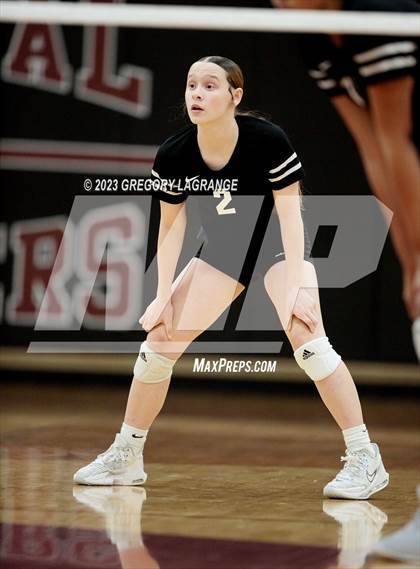 Thumbnail 3 in Boswell vs Fossil Ridge (UIL 6A Volleyball Bi-District) photogallery.