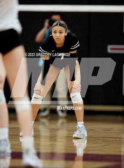 Thumbnail 1 in Boswell vs Fossil Ridge (UIL 6A Volleyball Bi-District) photogallery.
