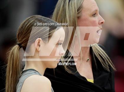 Thumbnail 3 in Boswell vs Fossil Ridge (UIL 6A Volleyball Bi-District) photogallery.