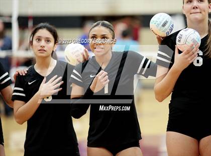 Thumbnail 1 in Boswell vs Fossil Ridge (UIL 6A Volleyball Bi-District) photogallery.