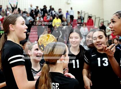 Thumbnail 3 in Boswell vs Fossil Ridge (UIL 6A Volleyball Bi-District) photogallery.