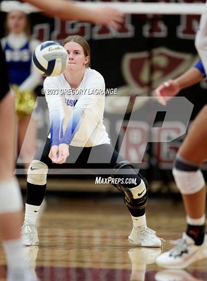 Thumbnail 3 in Boswell vs Fossil Ridge (UIL 6A Volleyball Bi-District) photogallery.