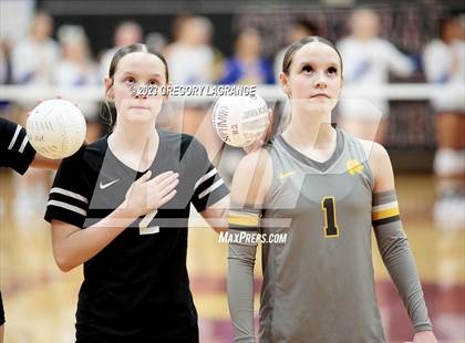 Thumbnail 1 in Boswell vs Fossil Ridge (UIL 6A Volleyball Bi-District) photogallery.
