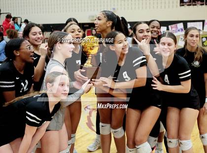 Thumbnail 3 in Boswell vs Fossil Ridge (UIL 6A Volleyball Bi-District) photogallery.
