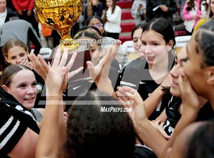 Thumbnail 1 in Boswell vs Fossil Ridge (UIL 6A Volleyball Bi-District) photogallery.