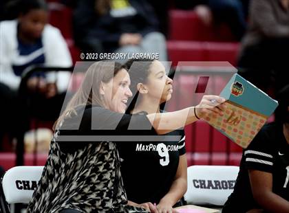 Thumbnail 1 in Boswell vs Fossil Ridge (UIL 6A Volleyball Bi-District) photogallery.