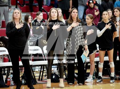 Thumbnail 3 in Boswell vs Fossil Ridge (UIL 6A Volleyball Bi-District) photogallery.