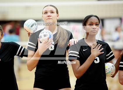 Thumbnail 3 in Boswell vs Fossil Ridge (UIL 6A Volleyball Bi-District) photogallery.