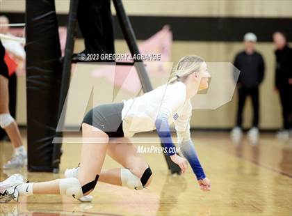 Thumbnail 1 in Boswell vs Fossil Ridge (UIL 6A Volleyball Bi-District) photogallery.