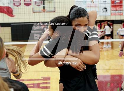 Thumbnail 1 in Boswell vs Fossil Ridge (UIL 6A Volleyball Bi-District) photogallery.