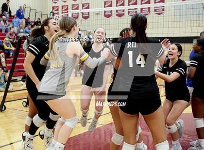 Thumbnail 2 in Boswell vs Fossil Ridge (UIL 6A Volleyball Bi-District) photogallery.