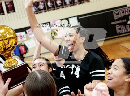 Thumbnail 3 in Boswell vs Fossil Ridge (UIL 6A Volleyball Bi-District) photogallery.