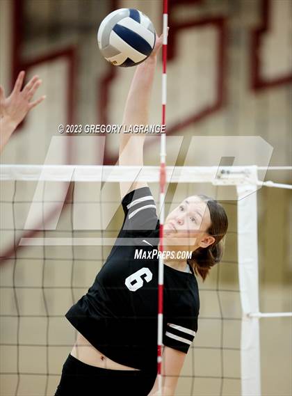 Thumbnail 1 in Boswell vs Fossil Ridge (UIL 6A Volleyball Bi-District) photogallery.