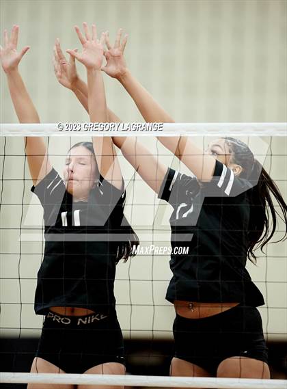 Thumbnail 2 in Boswell vs Fossil Ridge (UIL 6A Volleyball Bi-District) photogallery.