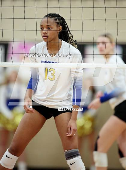 Thumbnail 1 in Boswell vs Fossil Ridge (UIL 6A Volleyball Bi-District) photogallery.