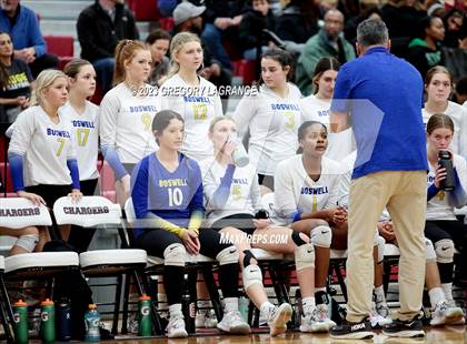 Thumbnail 2 in Boswell vs Fossil Ridge (UIL 6A Volleyball Bi-District) photogallery.