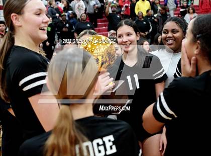 Thumbnail 3 in Boswell vs Fossil Ridge (UIL 6A Volleyball Bi-District) photogallery.