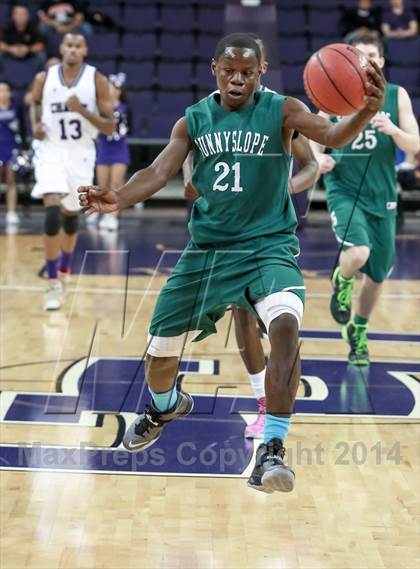 Thumbnail 1 in Cesar Chavez vs. Sunnyslope (MLK Basketball Classic) photogallery.